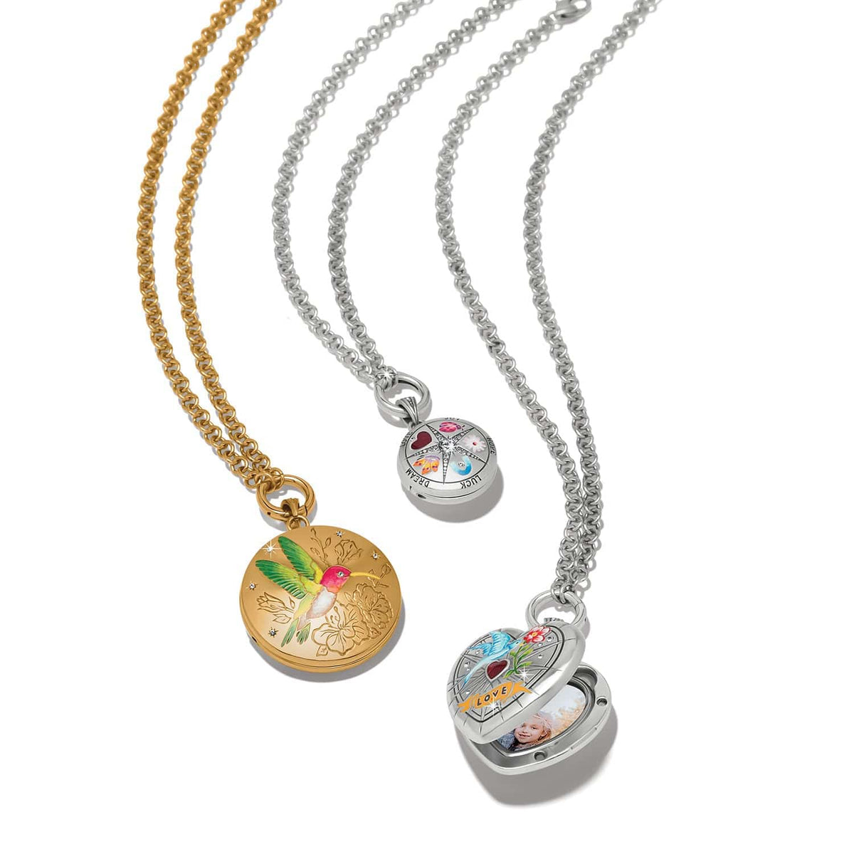 Brighton Reverie Emblem Locket Necklace
