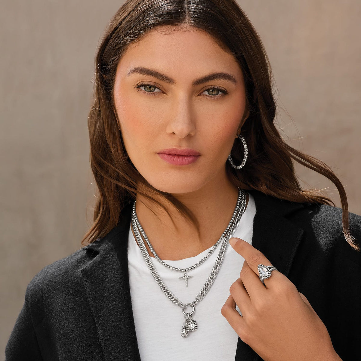 Brighton Twinkle Luxe Teardrop Ring