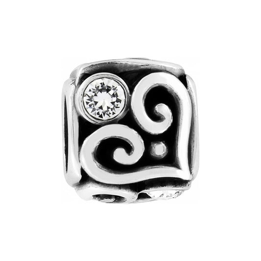 Brighton Alcazar Heart Cube Bead
