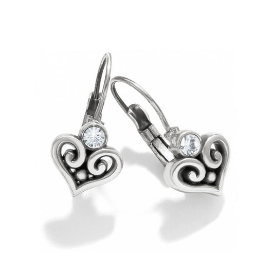 Brighton Alcazar Heart Leverback Earrings