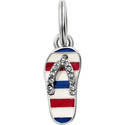 Brighton Americana Flip Flop Charm
