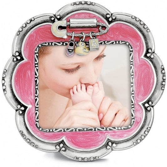 Brighton Baby Love Pink Flower Frame