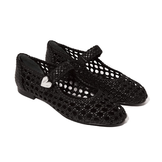 Brighton Bryn Open Weave Mary Janes