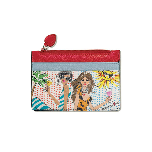 Brighton California Dreaming Card Coin Case