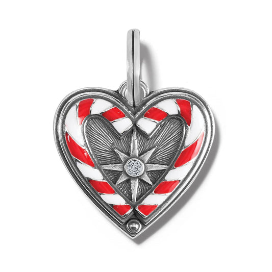 Brighton Candycane Sweetheart Charm