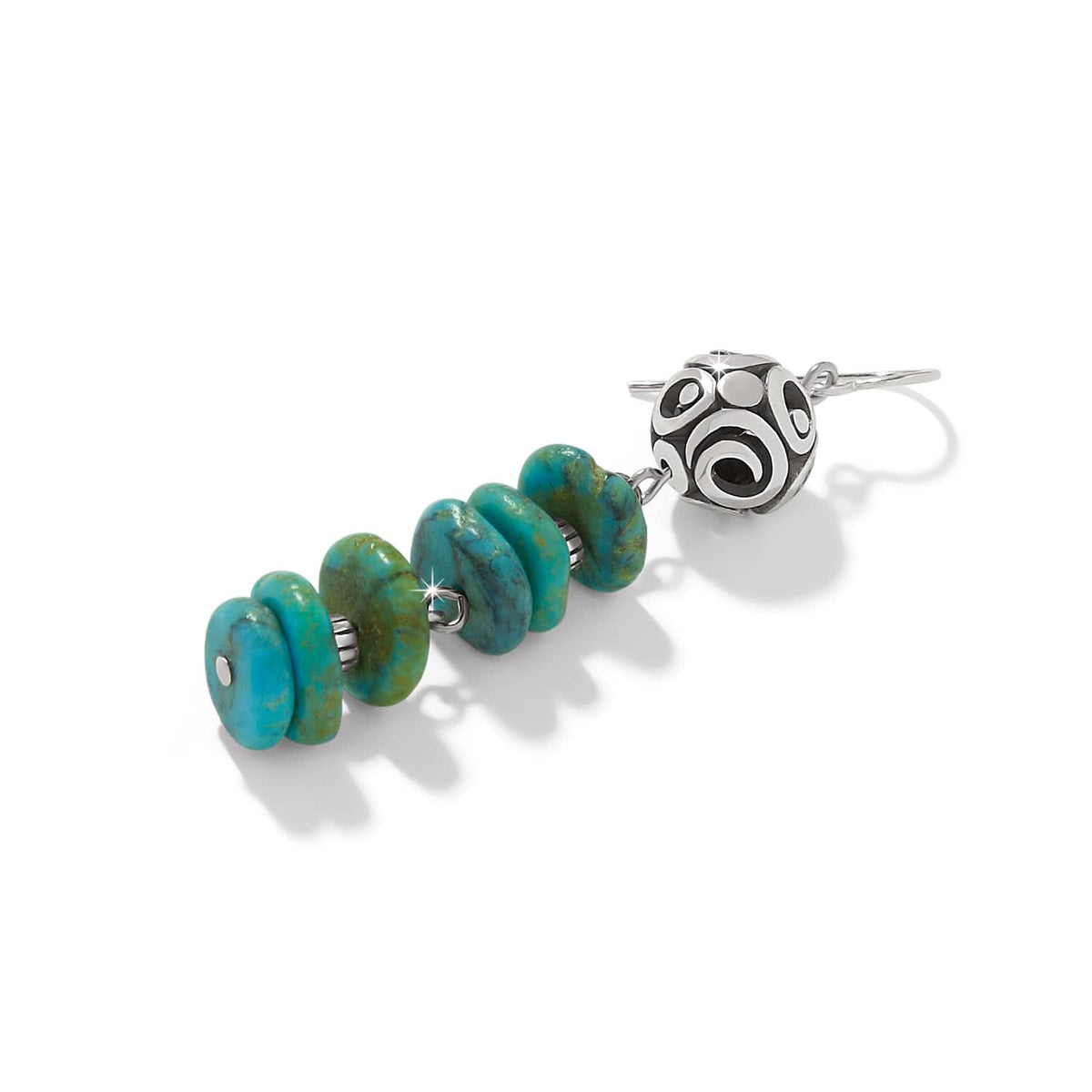 Brighton Contempo Sonora Verde Blue French Wire Earrings