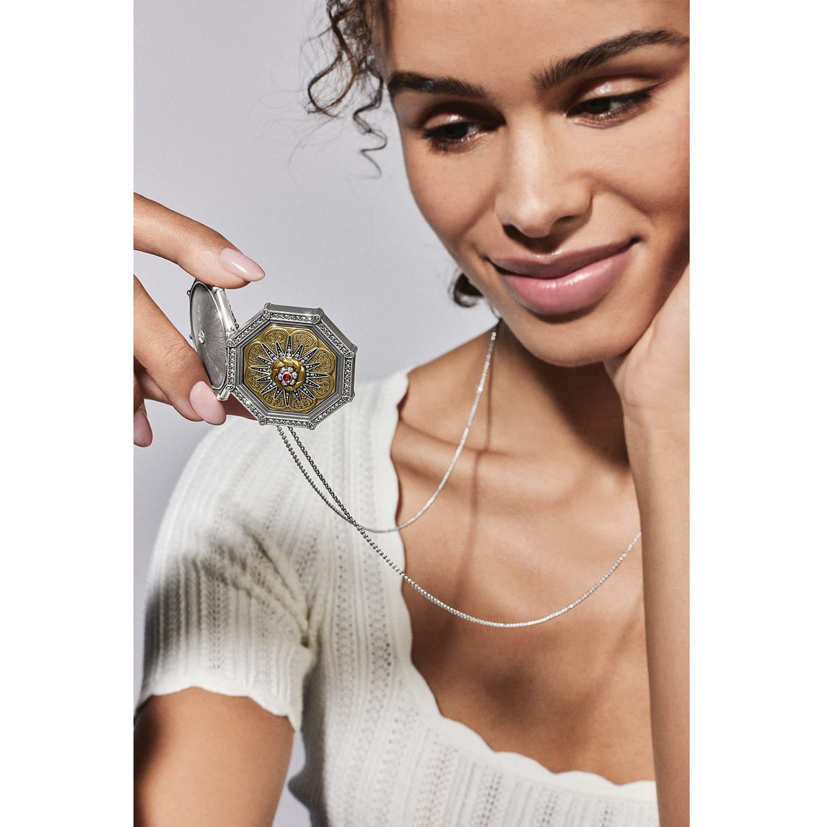 Brighton Dynasty Convertible Locket Necklace