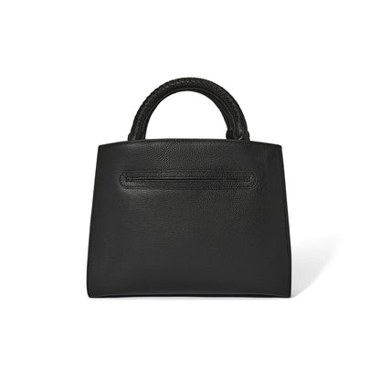 Brighton Everbloom Noir Grenson Medium Satchel