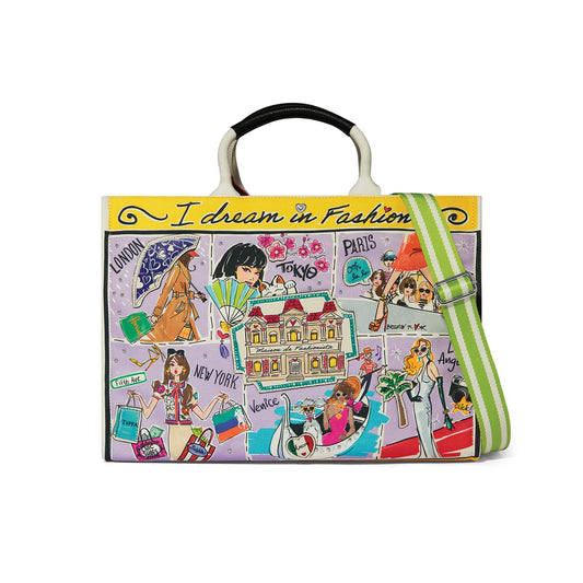 Brighton Fashionista Wanderlust Large Canvas Tote