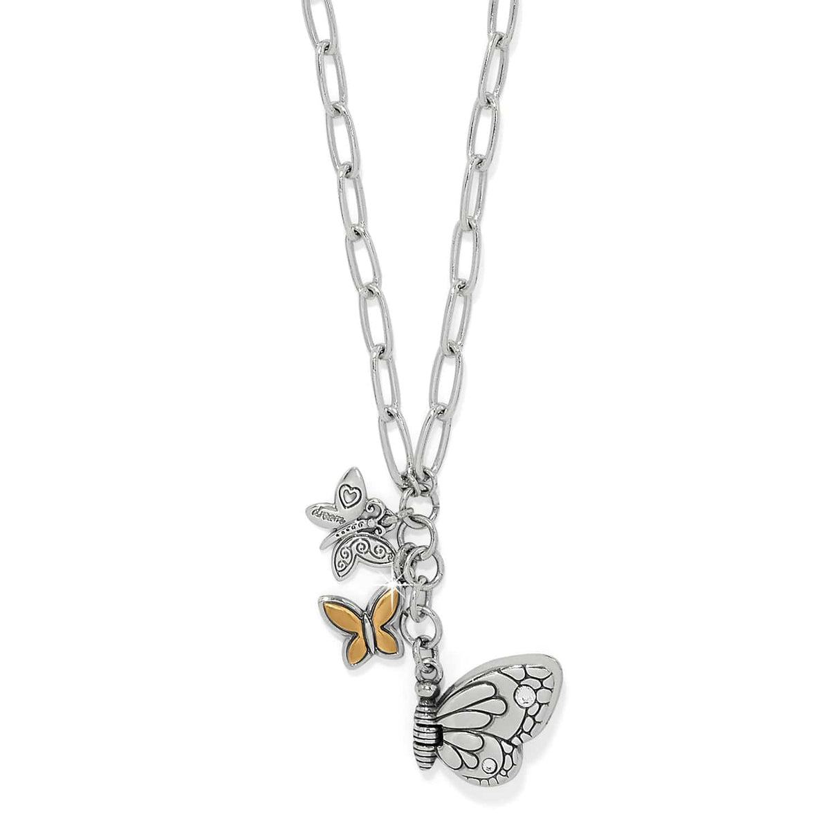 Brighton Forever Butterfly Locket Necklace