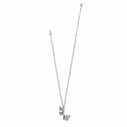 Brighton Forever Butterfly Locket Necklace