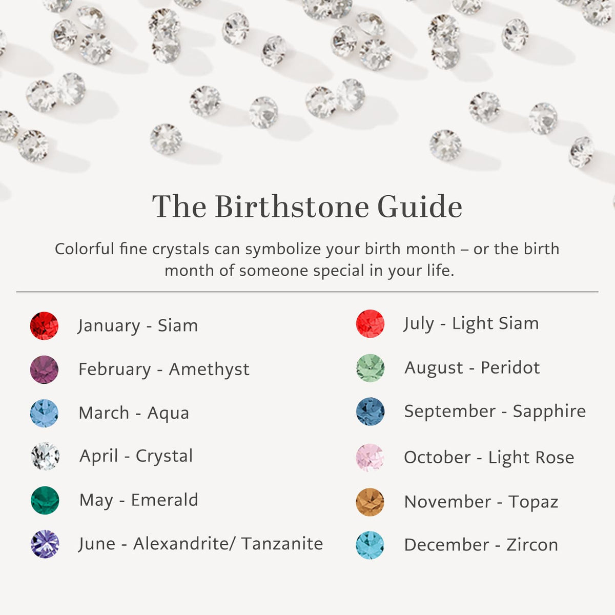 Brighton Glitz Birthstone Amulet