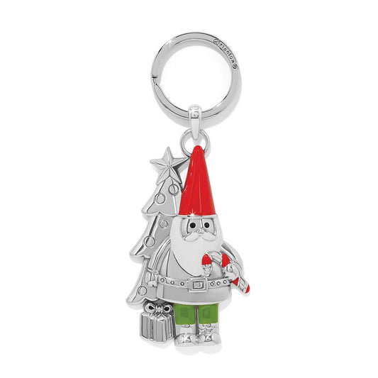 Brighton Gnome Christmas Key Fob