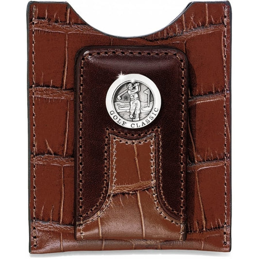 Brighton Golf Croco Money Clip