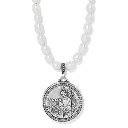 Brighton Guardian Angel Locket Necklace