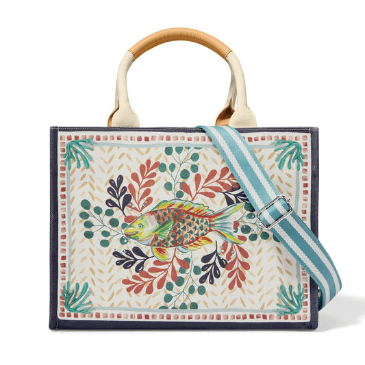Brighton Happy Fish Medium Tote