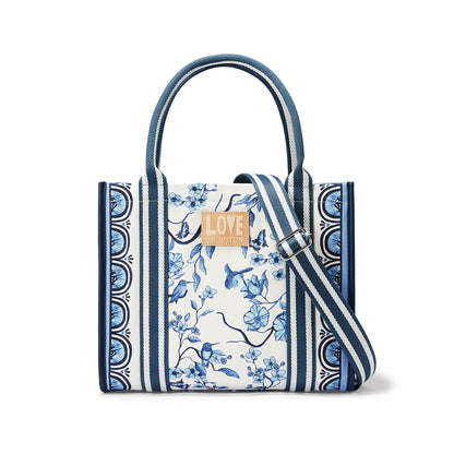 Brighton Indigo Song Bird Canvas Carryall