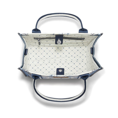 Brighton Indigo Song Bird Canvas Carryall