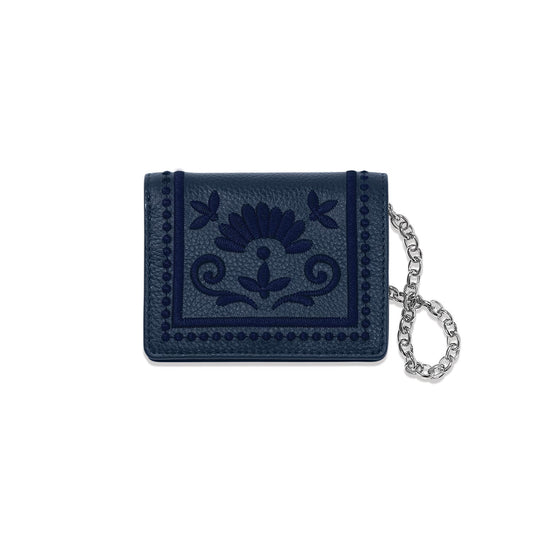 Brighton Interlok Embroidery Small Wallet