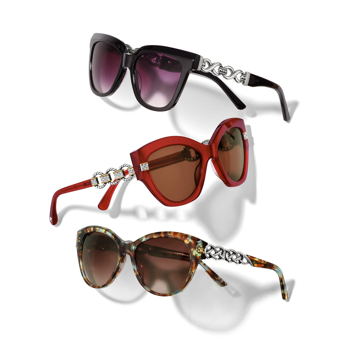 Brighton Interlok Infinity Midnight Sunglasses