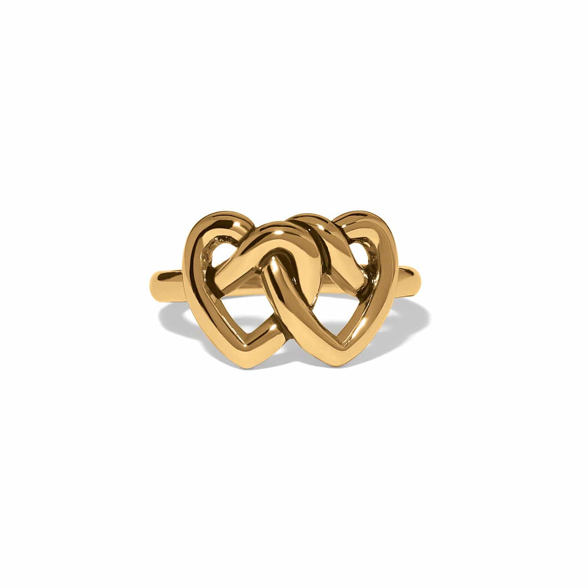 Brighton Interlok Linked Hearts Ring
