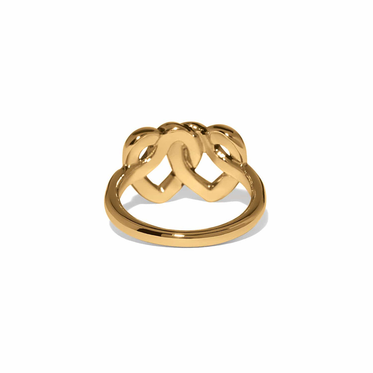 Brighton Interlok Linked Hearts Ring