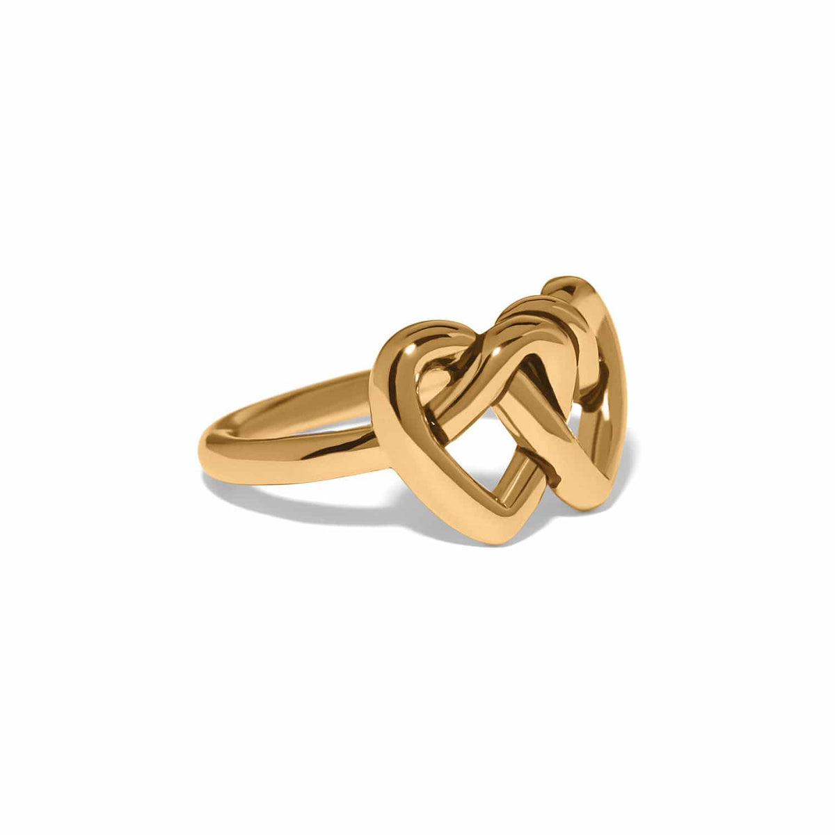 Brighton Interlok Linked Hearts Ring