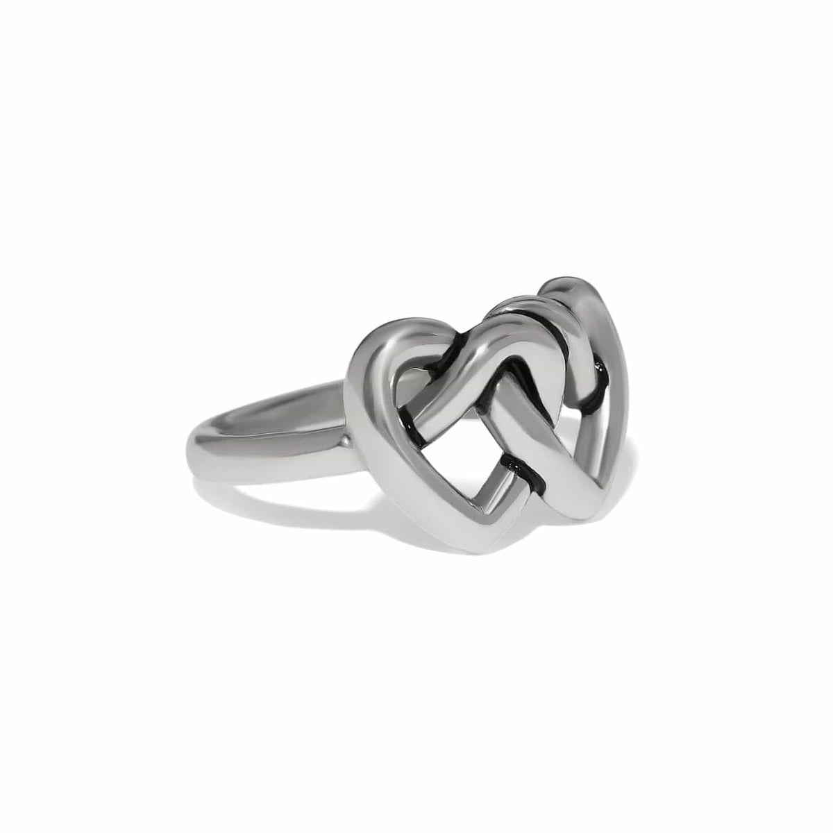 Brighton Interlok Linked Hearts Ring