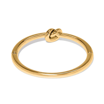Brighton Interlok Single Knot Hinged Bangle