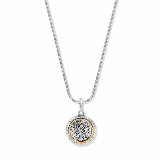 Brighton Interlok Tree Of Life Charm Necklace