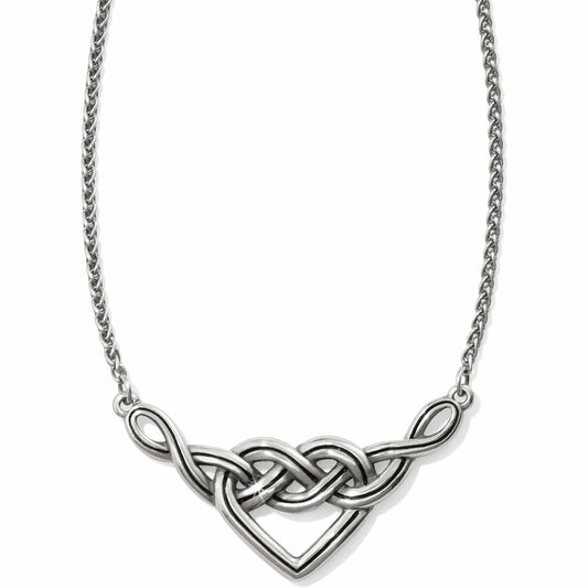 Brighton Interlok V Heart Necklace