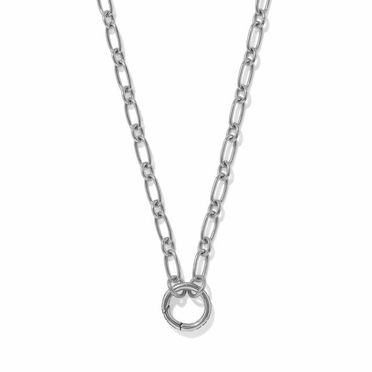 Brighton Isadora Dot Link Open Charm Ring Necklace