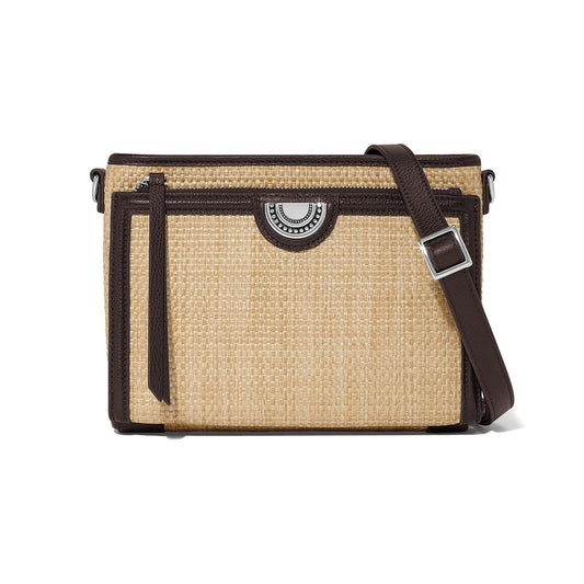 Brighton Jordyn Straw Cross Body Organizer