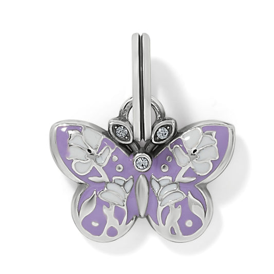 Brighton La Tulipe Noir Iris Butterfly Charm