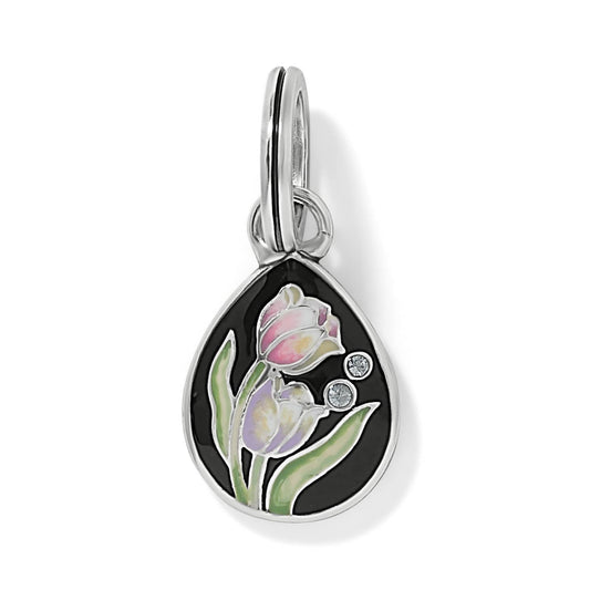 Brighton La Tulipe Noir Tulip Charm