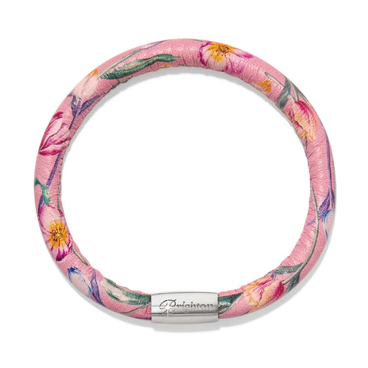Brighton La Tulipe Petal Pink Woodstock Bracelet