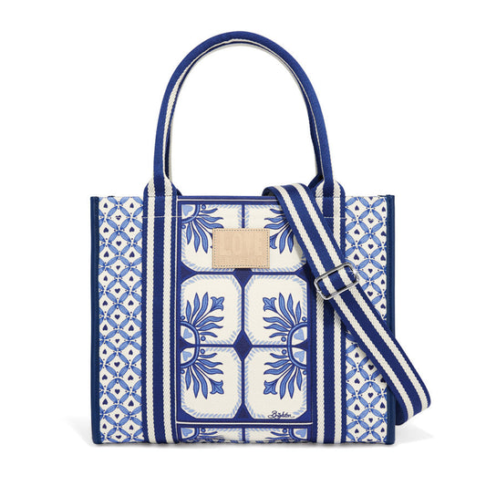 Brighton Lovely Tiles Canvas Carry All