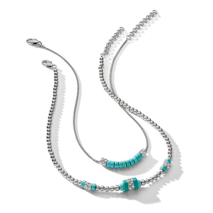 Brighton Meridian Petite Station Turquoise Necklace