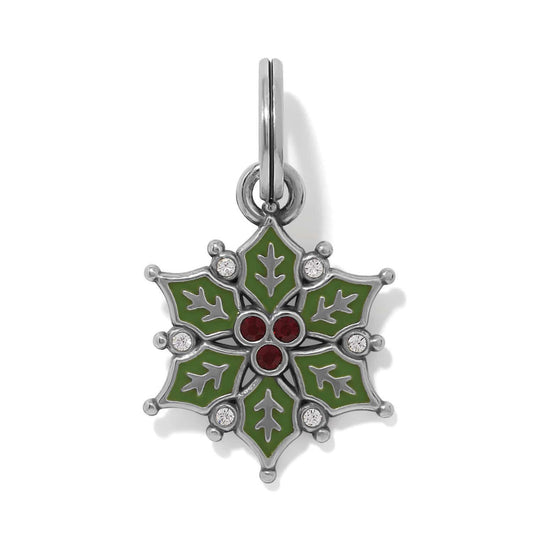 Brighton Merry Poinsettia Charm