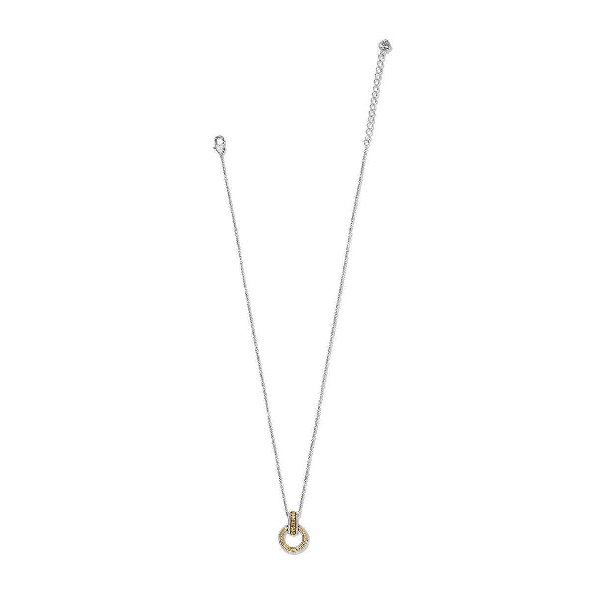 Brighton Mosaic Two Tone Link Ring Necklace