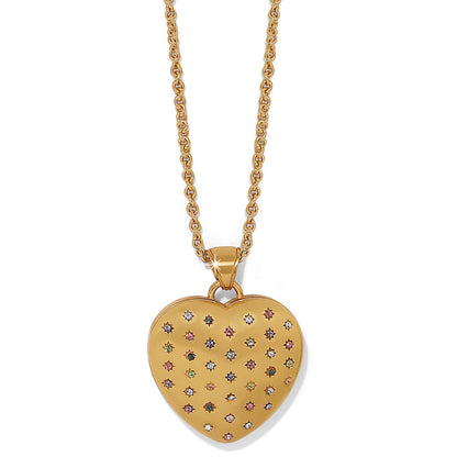 Brighton One Heart Convertible Locket Necklace