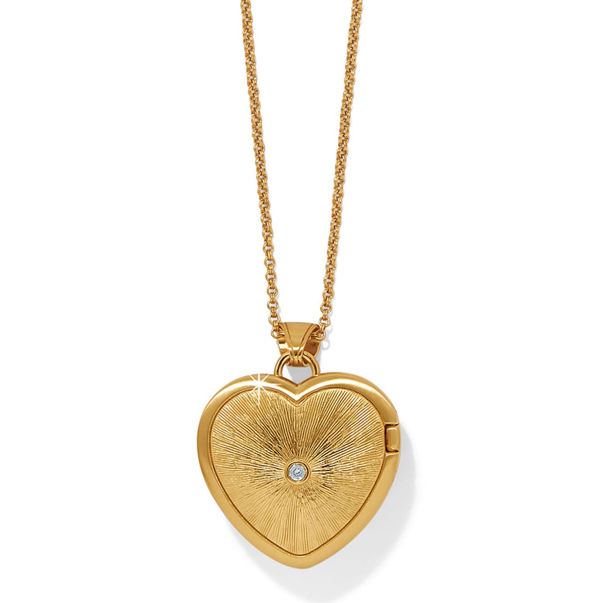 Brighton One Heart Convertible Locket Necklace