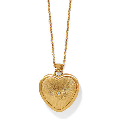 Brighton One Heart Convertible Locket Necklace