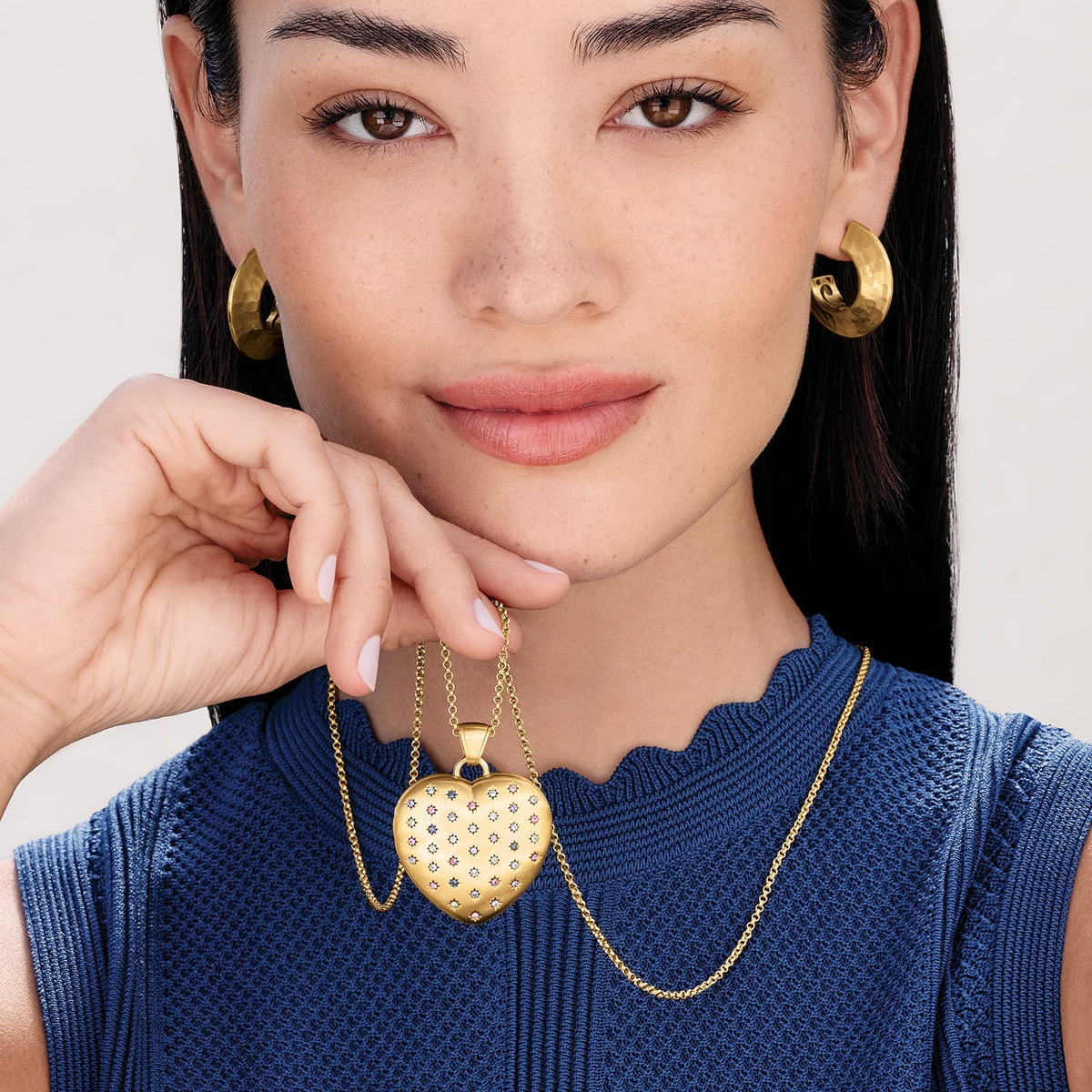 Brighton One Heart Convertible Locket Necklace