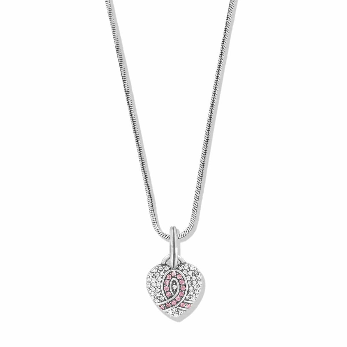 Brighton Power Of Pink Heart Charm Necklace