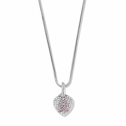 Brighton Power Of Pink Heart Charm Necklace