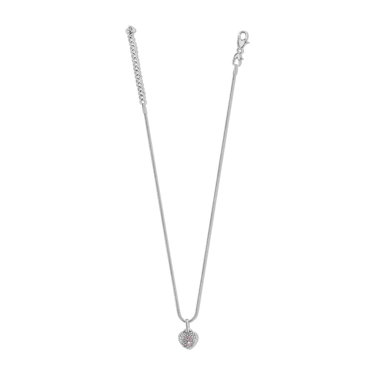 Brighton Power Of Pink Heart Charm Necklace