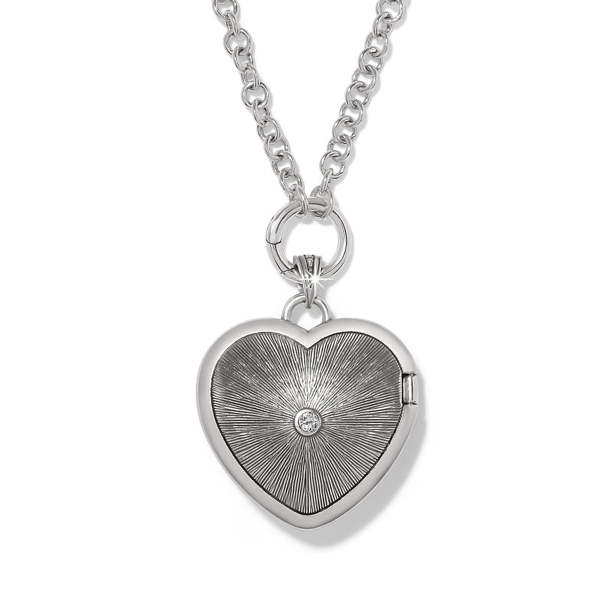 Brighton Reverie Bluebird Locket Necklace