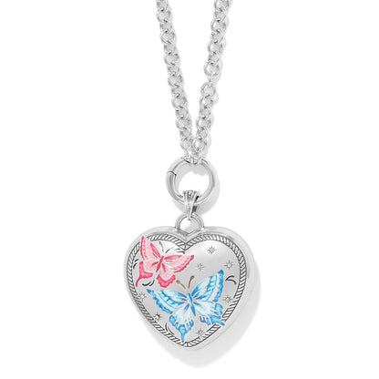 Brighton Reverie Butterfly Locket Necklace