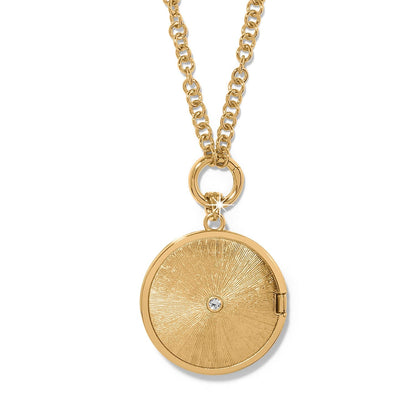 Brighton Reverie Hummingbird Locket Necklace